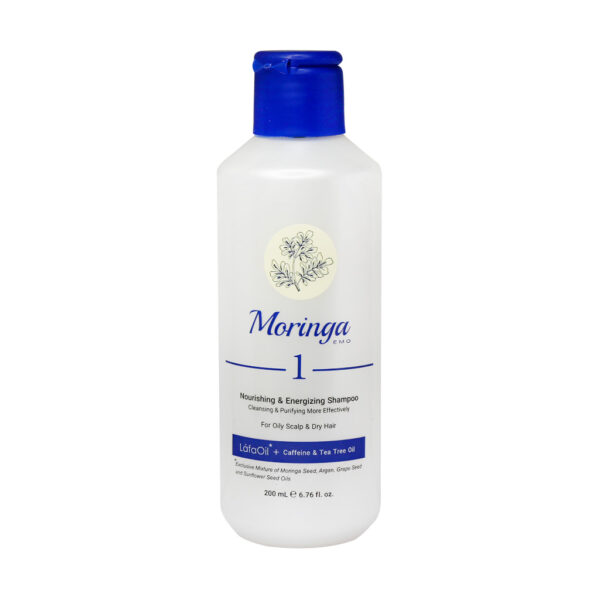 Moringa Emo 1 Nourishing Energizing Shampoo for oily scalp and dry hair 200 ml