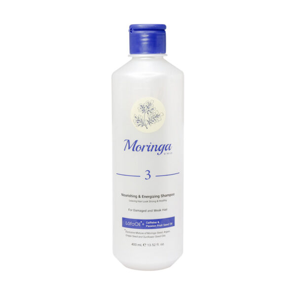 Moringa Emo 3 Nourishing Energizing Shampoo for damaged and weak hair 400ml