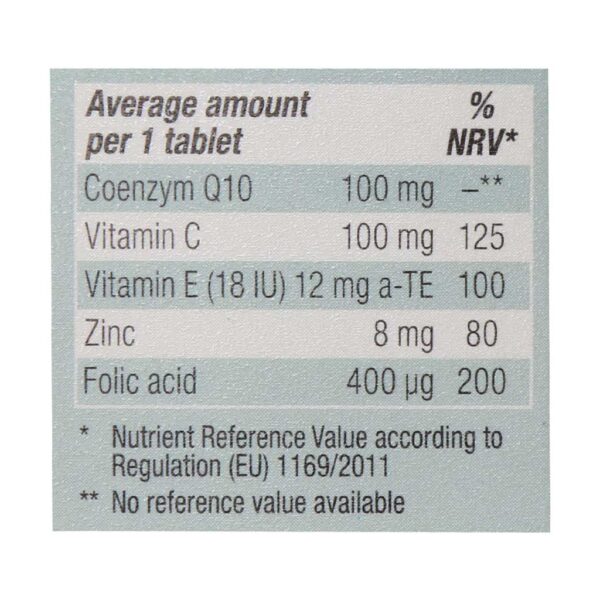 EuRho Vital Q10 Plus 100mg 60 Tabs