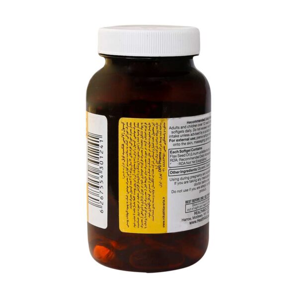 Health Aid Flax Seed Oil 1000 mg 60 Softgel 2