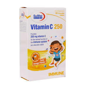 Eurho Vital Vitamin C 250 mg 60 Chewable Tabs