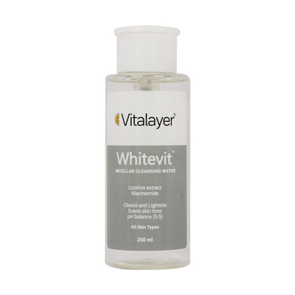 Vitalayer Whitevit Micellar Cleansing Water For All Skin Types 250 Ml