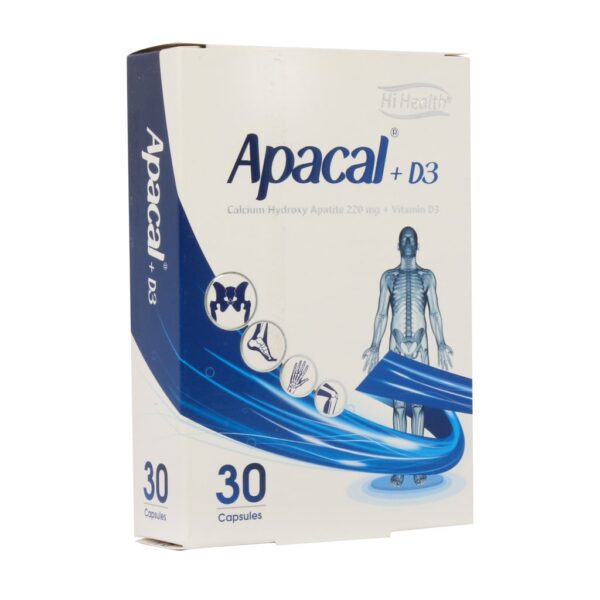 Hi Health Apacal And Vitamin D3 30 Capsules min